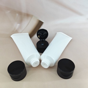 Custom Bottle Packaging Lotion <b>Tube</b> 100ml Uniique Cosmetic Private Cosmetic Sustainable <b>Tube</b> With Flip Top 7Shape Tail <b>Tube</b> - Product Image 2