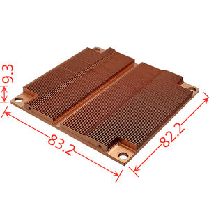 의료 장비 고정밀 알루미늄 방열판 구리 라디에이터 스키 핀 - Product Image 2