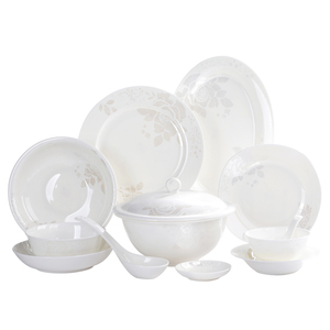 Conjunto de Louças de Cerâmica de Luxo Moderno de Alta Qualidade com Tigelas Coleção de Jantar Doméstica de Alto Valor - Product Image 5