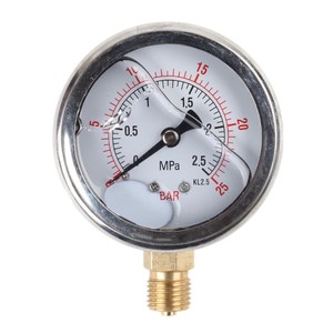 Manómetro Y60 de 1.6 Mpa tipo diafragma para accesorios de bomba de compresor de aire - Product Image 1