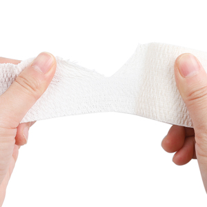 Venda elástica de compresión para rodilla con certificación CE, vendaje cohesivo de algodón elástico de alta calidad para recuperación. - Product Image 6