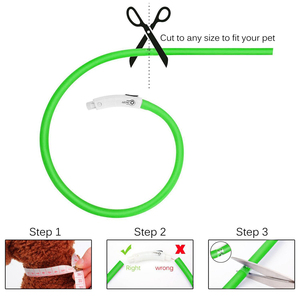 <span class=keywords><strong>Collar</strong></span> de Perro Grande Personalizado al por Mayor OEM, <span class=keywords><strong>Collar</strong></span> de Plástico Personalizado con Hebilla de Seguridad, Recargable por USB, con <span class=keywords><strong>LED</strong></span> Intermitente y Diseño Sólido - Product Image 2