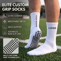 Chaussettes de football antidérapantes personnalisées de qualité supérieure, confortables, pour hommes