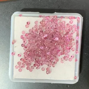 बहुत छोटे ढीला पत्थर 1mm प्राकृतिक गुलाबी टूमलाइन