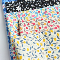 Tissu en popeline de coton 40S, imprimé personnalisé, petites fleurs, grandes fleurs, tissus en coton doux imprimés pour chemises d'hommes, textile