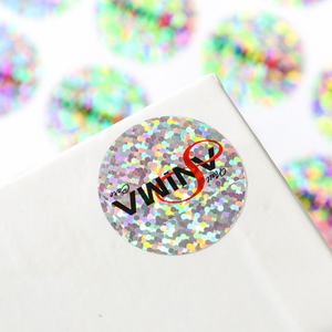 Étiquettes d'emballage personnalisées jetables pour bougies, vin et artisanat, avec effet laser holographique UV arc-en-ciel, autocollantes détachables et à usage unique - Product Image 5