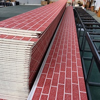 Matériaux de construction métalliques résistants à l'humidité, panneaux en acier Galvalume avec mousse PU pour revêtement mural de garage
