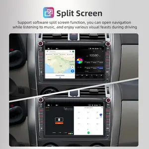 2 Din Gps Dashboard Android Stereo Car Music Dvd Multimedia Player Audio For Volkswagen Polo