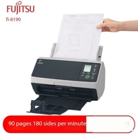 Scanner de documents duplex USB 3.2 FI-8190 A4 90ppm 180ipm CIS 600dpi Gigabit Ethernet