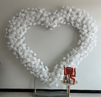 Arreglos Florales en Forma de Corazón con Rosas para Propuestas de Matrimonio, Decoración de Fondo para Eventos y Bodas