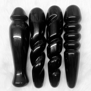 Varita Yoni de Obsidiana Negra de Lujo, Hecha a Mano, para Ejercicios de Kegel, Juguete Sexual, Meditación, Piedra Curativa, Varita de Masaje - Product Image 6