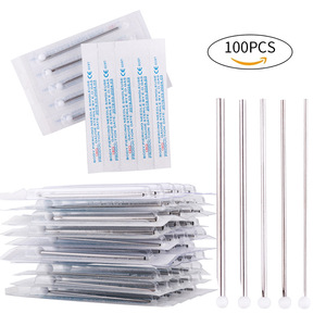 Disposable Sterilized 100pcs/Box Tattoo and <strong>Piercing</strong> <strong>Needles</strong> Body <strong>Piercing</strong> <strong>Needles</strong> for Permanent Makeup Accessories - Product Image 1