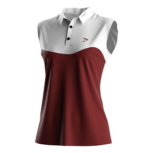 <span class=keywords><strong>Polo</strong></span> <span class=keywords><strong>sans</strong></span> manches pour femmes avec col bleu marine, respirant et séchage rapide, tenue décontractée quotidienne pour la pratique du tennis - Product Image 1