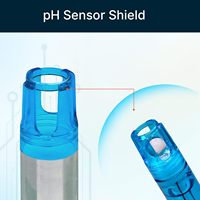 APERA INSTRUMENTS 201DJ-C Électrode pH à double jonction avec connecteur BNC, câble de 3 pieds, corps en plastique, OEM, pour affichage numérique portable de la qualité de l'eau