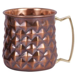 Direct Factory Prices Pure Copper Mule <b>Mug</b> with Black <b>Enamel</b> Hammered Designed Demanded Mule <b>Mug</b> For Sale - Product Image 5