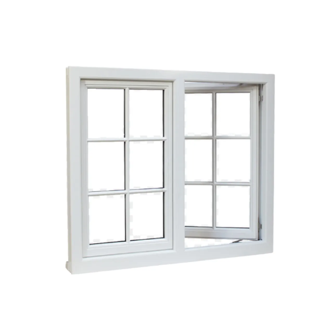 ANHUIWEIKAアルミニウム窓と開き窓用ドア白または他の色のカスタム窓