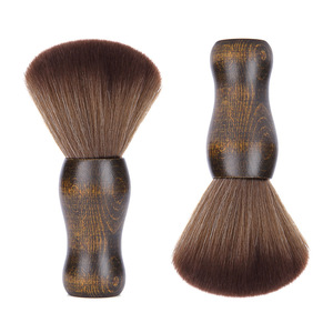 Pinceau à raser Wanmei en fibres naturelles avec manche en bois pour le rasage et les soins capillaires - Product Image 1