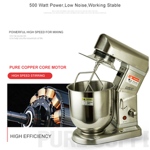 Nhiệm vụ nặng nề 110V/220V thực phẩm bánh đứng Máy trộn AST-B7S 7L <span class=keywords><strong>Mixer</strong></span> đứng máy trộn thực phẩm cho tiệm bánh với bột móc để nướng - Product Image 6