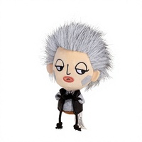 Jouet en peluche tendance et amusant Ye Wei, figurine abstraite originale, porte-clés, pendentif en polyester, 17,5 cm, unisexe, 14 ans et plus, cadeau d'anniversaire pour filles