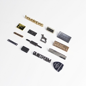 Các mô hình là rõ ràng và ba chiều Ví bộ phận kim loại và phụ kiện quần áo kim loại nhãn hiệu logo chữ cái cho túi - Product Image 2