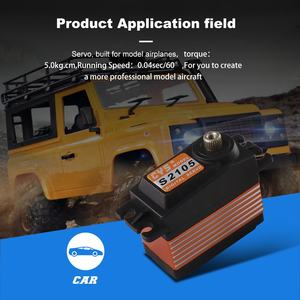 CYS-S2105 Servo numérique unisexe 5kg de couple HV sans noyau pour avion RC, bateau, jouet, taille standard, engrenage en titane, pièces de loisirs, systèmes radio - Product Image 2