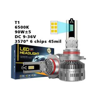 Hochleistungs-T1 9000 <span class=keywords><strong>Lumen</strong></span> 90 Watt <span class=keywords><strong>LED</strong></span>-Scheinwerferbirne Canbus H7 <span class=keywords><strong>LED</strong></span> H11 H1 H4 HB3 9005 HB4 9006 9012 - Product Image 1