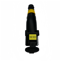 ATEX 2P+E 25V 130V 250V IP66 IK10 WF2 防爆移动墙壁扩展插座和插头耦合器电缆连接器