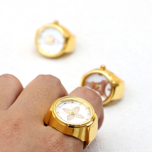 ODM Vintage Hot-seller creativi uomini e donne semplici orologi, anelli e braccialetti che possono dire l'ora - Product Image 6