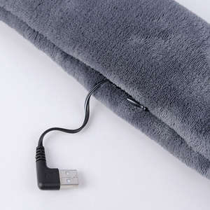 Invierno felpa <span class=keywords><strong>Rosa</strong></span> vibración negro inteligente calefacción inteligente Usb recargable cuello envoltura calentador masaje eléctrico bufanda calentada - Product Image 6