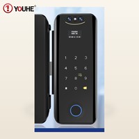 YOUHE Cerradura Inteligente de Litio Tipo C Tuya WiFi con Reconocimiento Facial para Entrada, Kit de Cerradura de Abrazadera