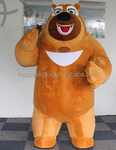 Costume de mascotte d'ours <span class=keywords><strong>Boonie</strong></span> gonflables de performance de cosplay pour adultes Costume de 2m/2.6m - Product Image 2