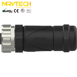 ขั้วต่อสายเคเบิลแบบประกอบภาคสนามกันน้ำ Marvtech M12 4 ขั้ว แบบตัวเมีย สำหรับระบบอัตโนมัติในโรงงาน กล่องเซ็นเซอร์/แอคชูเอเตอร์ - Product Image 2
