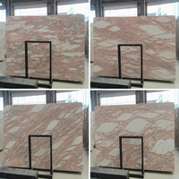 Dalle de marbre Rosa Norvegia |   Dalles de pierre naturelle rose polie de luxe de style nordique pour la décoration murale de hall d'appartement haut de gamme
