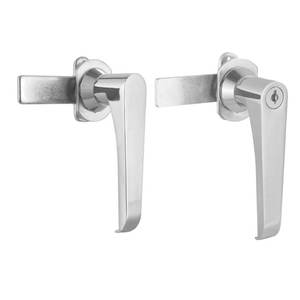 FS2321 ล็อคกระจกอะลูมิเนียมสำหรับตู้รถ ตู้ครัว ประตูหลักอุตสาหกรรม มือจับล็อคประตูตู้แบบดั้งเดิม - Product Image 5