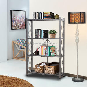 منزلي منزلي مستعمل 5 طبقات قابل للطي ووحدة رف تخزين معدني قابل للطي - Product Image 4