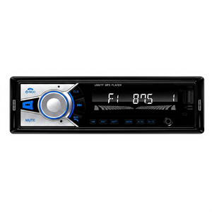 เครื่องเล่น MP3 ในรถยนต์ราคาประหยัด แบบ Single Din พร้อมบลูทูธ วิทยุ FM สเตอริโอ 12V เครื่องเล่นมัลติมีเดียในรถยนต์ สำหรับรถยนต์ทั่วไป - Product Image 1