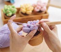 Crochet Kit Creative Cartoon Animal Série Grenouille Pingouin Hibou Combinaison À La Main DIY Tissu Décorations Matériel Paquet
