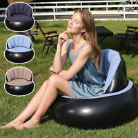 Chaise longue et canapé gonflables pour une personne, pour le camping en plein air, design moderne et portable