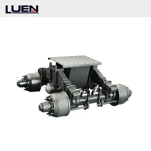 Factory Outlet German 24t 28t 32t Super Bogie Trailer Axle Suspension For Semi Trailer