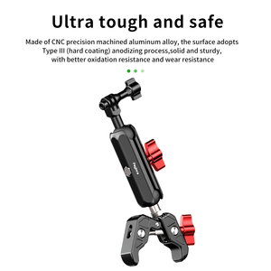 Kit de montaje de cámara Brazo mágico de cabeza de bola con abrazadera Super Abrazadera para cámara web <span class=keywords><strong>GoPro</strong></span> Monitor de teléfono y Luz - Product Image 2