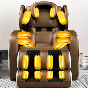 Home Massage <b>Chair</b> Electric <b>Zero</b> <b>Gravity</b> Railless Leather 31-60 Airbags Multi Point Massage With Remote Control - Product Image 3