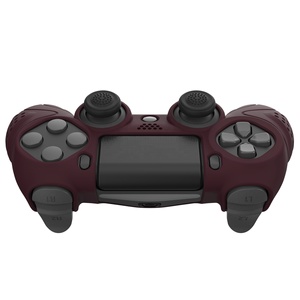 For Wine Red Eco-friendly Silicone & Plastic Thumb Analog Stick Protective Shell Case for Slim/Pro <b>Controller</b> - Product Image 6