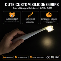 Brosse à dents lumineuse pour enfants avec lumière LED blanche 3 en 1, amusante et vérification buccale et brossage des dents, brosse à dents pour enfants avec lumière