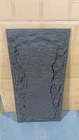 Panneau extérieur artificiel de placage de mur de pierre de roche de polyuréthane de faux PU revêtement mural