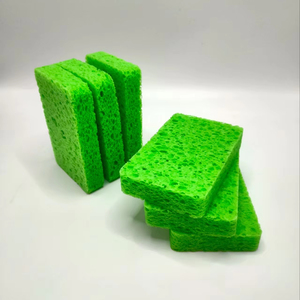 Fabrika Toptan Yüksek Kaliteli Sihirli Çift Taraflı Mutfak Bulaşık Süngeri Odun Hamuru Pamuklu Temizlik Bezi - Product Image 3