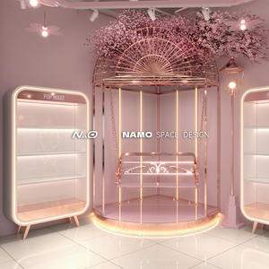 Tùy chỉnh 3D Dịch vụ thiết kế cho <span class=keywords><strong>LED</strong></span> ánh sáng cà phê hiển thị tủ thiết kế nội thất cho quán cà phê truy cập bong bóng cửa hàng hiển thị đứng - Product Image 6