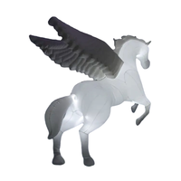 Costume de cheval gonflable lumineux LED pour adultes, résistant à l'eau, résistant au soleil, durable, batterie au lithium, personnalisable