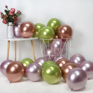 Toptan Farklı boyutlarda endüstriyel kauçuk balonlar metalik Inci Lateks parti balonları Dekorasyon