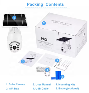 Cámara Inalámbrica para Exteriores Ubox S10 5MP 3MP 4G con Energía Solar, Sistema de Tarjeta SIM, Seguridad PIR, Cámara Solar CCTV WIFI de 5MP - Product Image 6