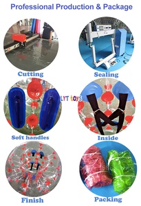 ลูกบอลกันกระแทกมาตรฐาน CE สำหรับมืออาชีพ ขนาด 0.8 มม. ทำจาก PVC สำหรับเล่นฟุตบอลแบบ Bubble Soccer อุปกรณ์สันทนาการกลางแจ้ง - Product Image 6